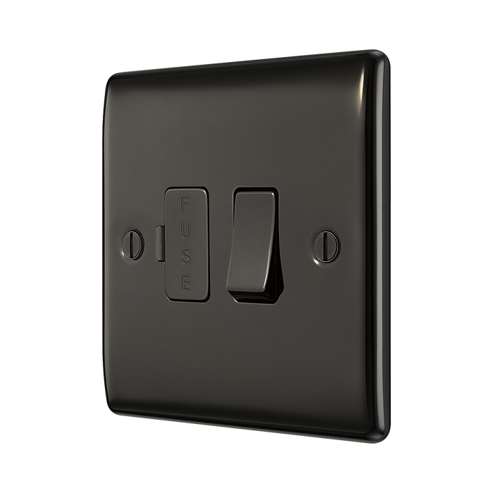 BG Nexus Metal Black Nickel 13A Switched Spur NBN50