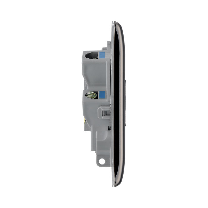 BG Nexus Metal Black Nickel 13A Unswitched Spur NBN54