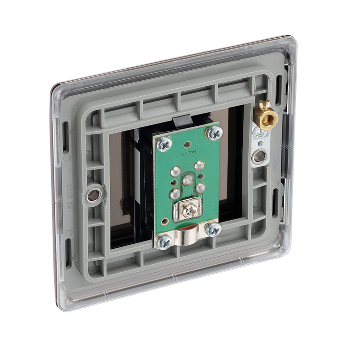 BG Nexus Metal Black Nickel Satellite Socket NBN64B