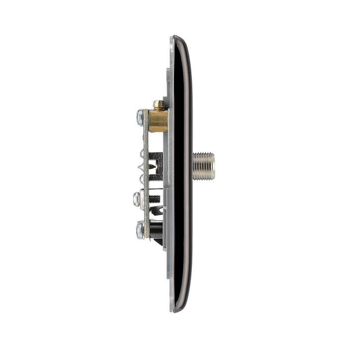 BG Nexus Metal Black Nickel Satellite Socket NBN64B