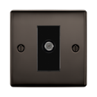 BG Nexus Metal Black Nickel Satellite Socket NBN64B