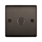 BG Nexus Metal Black Nickel 1G Dimmer Switch NBN81