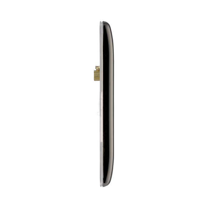 BG Nexus Metal Black Nickel Double Blank Plate NBN95
