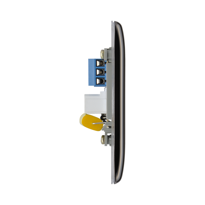 BG Nexus Metal Black Nickel Master Telephone Socket NBNBTM1