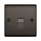 BG Nexus Metal Black Nickel Master Telephone Socket NBNBTM1