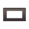 Rectangular black frame on a white background