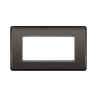 BG Nexus Metal Black Nickel 4G Euro Plate NBNEMR4