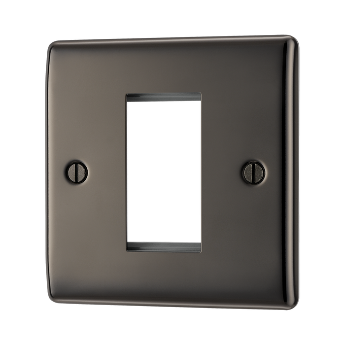 BG Nexus Metal Black Nickel 1G Euro Plate NBNEMS1