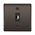 BG Nexus Metal Black Nickel Flex Outlet NBNFLEX Available from RS Electrical Supplies