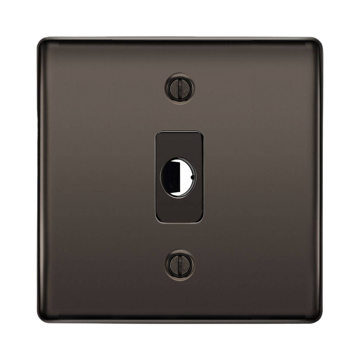 BG Nexus Metal Black Nickel Flex Outlet NBNFLEX Available from RS Electrical Supplies