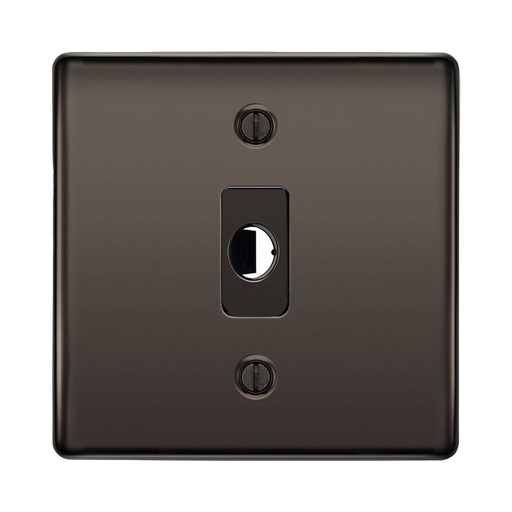 BG Nexus Metal Black Nickel Flex Outlet NBNFLEX Available from RS Electrical Supplies