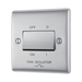 BG Nexus Metal Brushed Steel Fan Isolator Switch