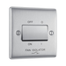 BG Nexus Metal Brushed Steel Fan Isolator Switch