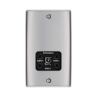 BG Nexus Metal Brushed Steel Shaver Socket NBS20B