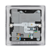 BG Nexus Metal Brushed Steel 13A Single USB Socket NBS21U2B additional product image 4