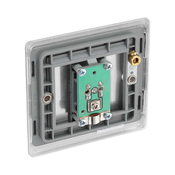 BG Nexus Metal Brushed Steel Satellite Socket NBS64G