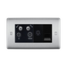 BG Nexus Metal Brushed Steel Combination TV Socket NBS69B Available from RS Electrical Supplies
