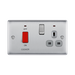 Electrical switch with red button labeled 'ON' and 'OFF', and text 'COOKER'.