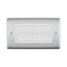 BG Nexus Metal Brushed Steel 4G Cable Brush Outlet NBSEMR4BRW Available from RS Electrical Supplies