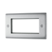 BG Nexus Metal Brushed Steel 4G Euro Plate NBSEMR4 additional product image 3