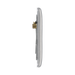 BG Nexus Metal Brushed Steel 1G Euro Plate NBSEMS1 – side view
