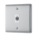 BG Nexus Metal Brushed Steel Flex Outlet NBSFLEX Available from RS Electrical Supplies