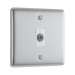 BG Nexus Metal Brushed Steel Flex Outlet NBSFLEX Available from RS Electrical Supplies