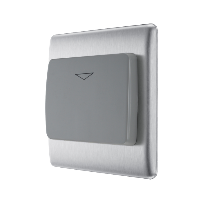 BG Nexus Metal Brushed Steel Hotel Key Card Switch NBSKYCSG