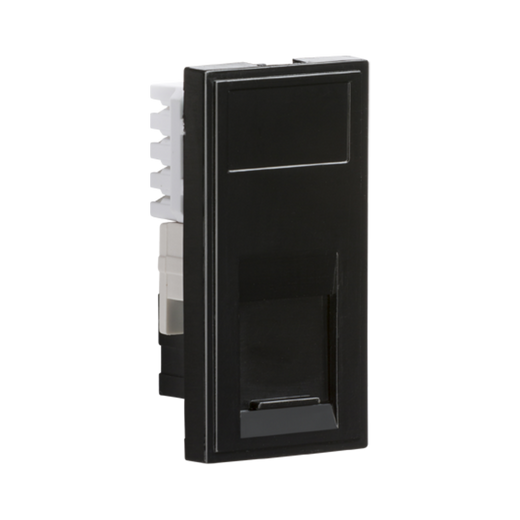 CAT6A RJ45 Outlet Module – Black