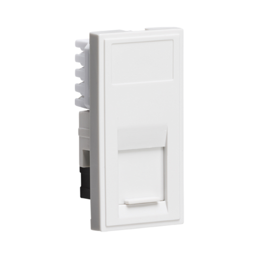 CAT6A RJ45 Outlet Module – White