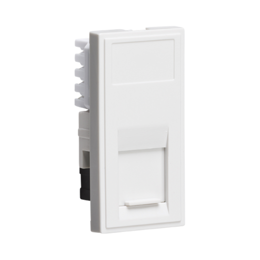 CAT5e RJ45 Outlet Module – White