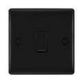 BG Nexus Metal Matt Black Intermediate Light Switch NFB13