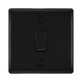 BG Nexus Metal Matt Black 20A Double Pole Switch NFB30 Available from RS Electrical Supplies