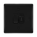 BG Nexus Metal Matt Black 2W & Emergency Key Switch NFB42EL Available from RS Electrical Supplies