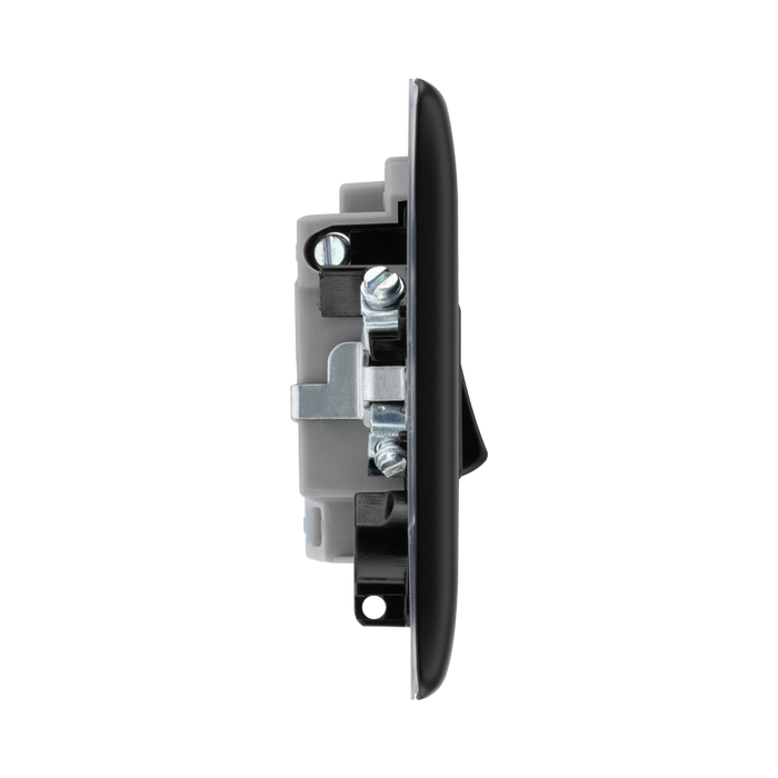 BG Nexus Metal Matt Black 13A Switched Spur Neon NFB52