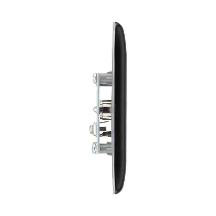 BG Nexus Metal Matt Black Co-axial Socket NFB60