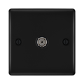 BG Nexus Metal Matt Black Co-axial Socket NFB60