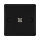 BG Nexus Metal Matt Black Co-axial Socket NFB60