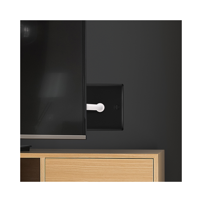 BG Nexus Metal Matt Black Co-axial Socket NFB60