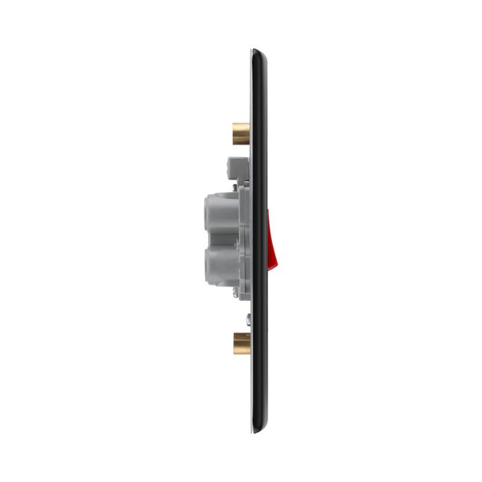 BG Nexus Metal Matt Black 45A Cooker Switch NFB72B
