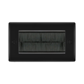 BG Nexus Metal Matt Black 4G Cable Brush Outlet NFBEMR4BR Available from RS Electrical Supplies