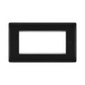 BG Nexus Metal Matt Black 4G Euro Plate NFBEMR4