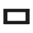 BG Nexus Metal Matt Black 4G Euro Plate NFBEMR4