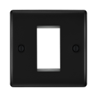 BG Nexus Metal Matt Black 1G Euro Plate NFBEMS1