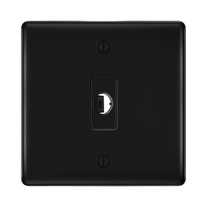 BG Nexus Metal Matt Black Flex Outlet NFBFLEX Available from RS Electrical Supplies