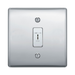 BG Nexus Metal Polished Chrome Emergency Key Switch NPC12EL Available from RS Electrical Supplies