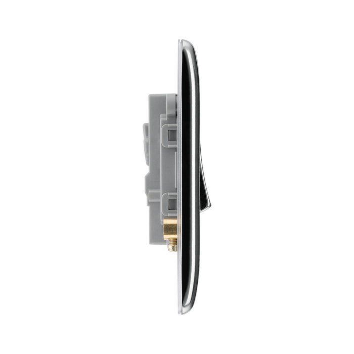 BG Nexus Metal Polished Chrome Intermediate Light Switch NPC13