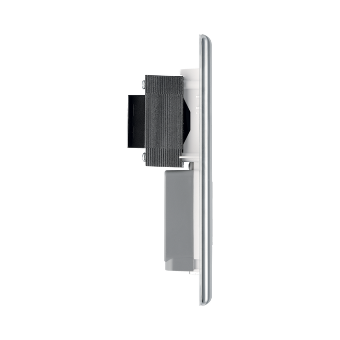 BG Nexus Metal Polished Chrome Shaver Socket NPC20W