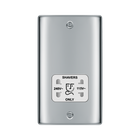 BG Nexus Metal Polished Chrome Shaver Socket NPC20W
