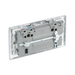 BG Nexus Metal Polished Chrome Wi-Fi Extender USB Socket NPC22UWRW – back view